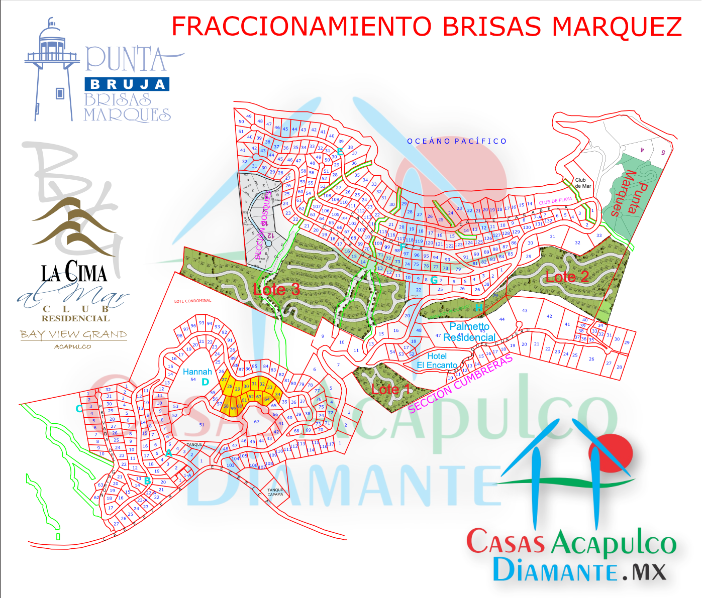 Fraccionamiento Brisas del Marqués - Plano general 1